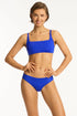 Sea Level Scalloped Square Neck Bralette